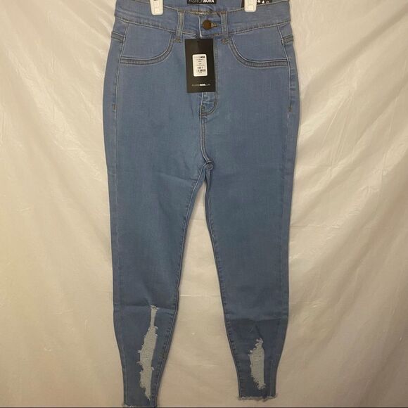 Fashion Nova Skinny Jeans Size 7 - Picture 1 of 5